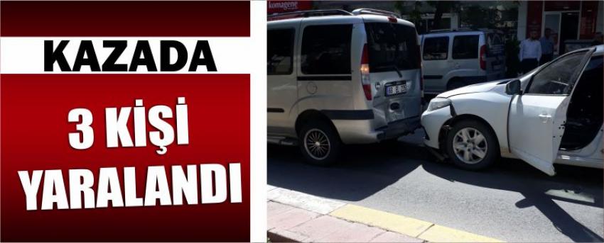 Kazada 3 Kişi Yaralandı