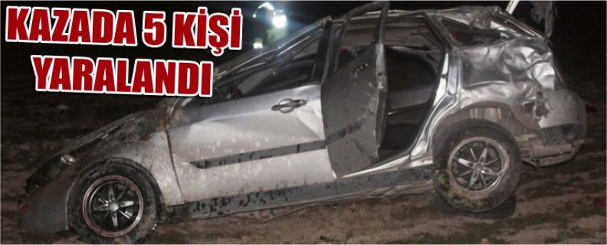 Kazada 5 Kişi Yaralandı