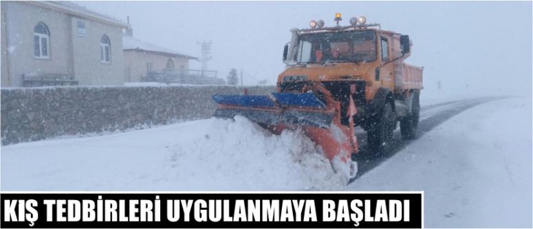 Kış Tedbirleri Uygulanmaya Başladı