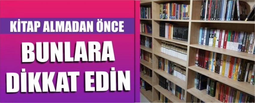 Kitap Almadan Önce Bunlara Dikkat Edin