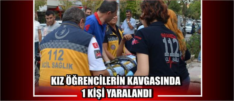 Kız Öğrencilerin Kavgasında 1 Kişi Yaralandı