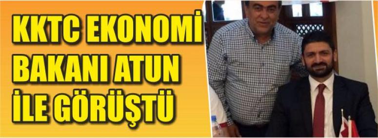 Kktc Ekonomi Bakanı Atun İle Görüştü 