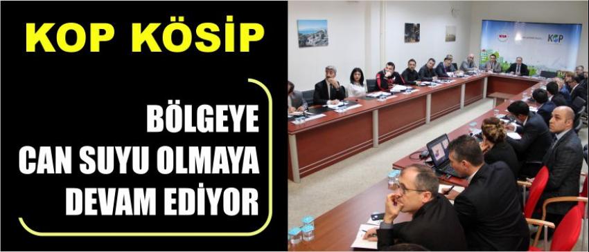 Kop Kösip Bölgeye Can Suyu Olmaya Devam Ediyor