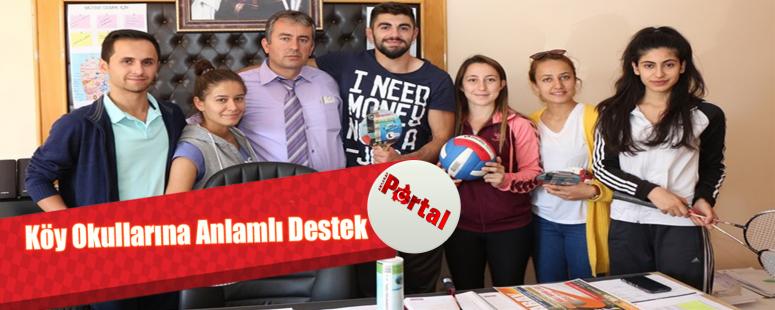 Köy Okullarına Anlamlı Destek