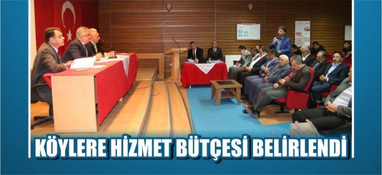 Köylere Hizmet Bütçesi Belirlendi