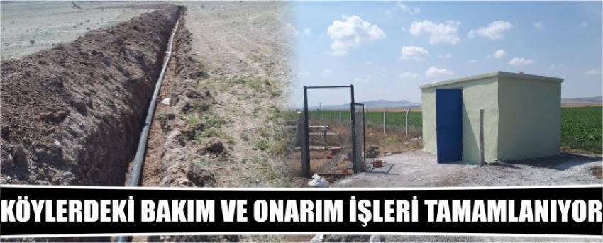 Köylerdeki Bakım Ve Onarım İşleri Tamamlanıyor