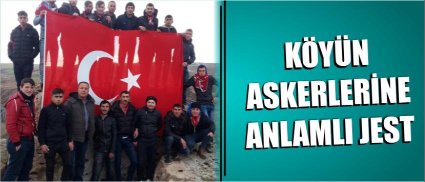 Köyün Askerlerine Anlamlı Jest