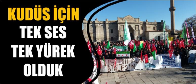 Kudüs İçin Tek Ses Tek Yürek Oldular