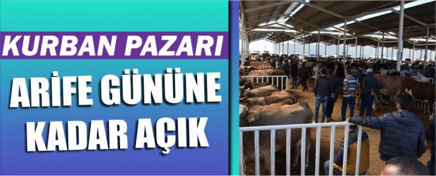 Kurban Pazarı Arife Gününe Kadar Açık 