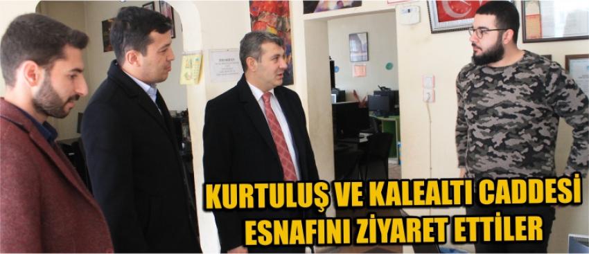 Kurtuluş Ve Kalealtı Caddesi Esnafını Ziyaret Ettiler