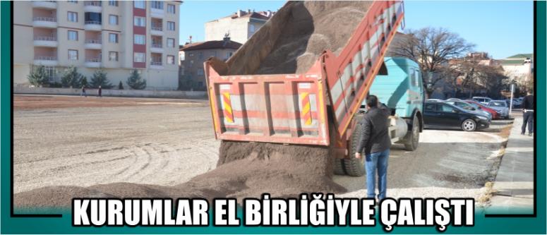 Kurumlar El Birliğiyle Çalıştı