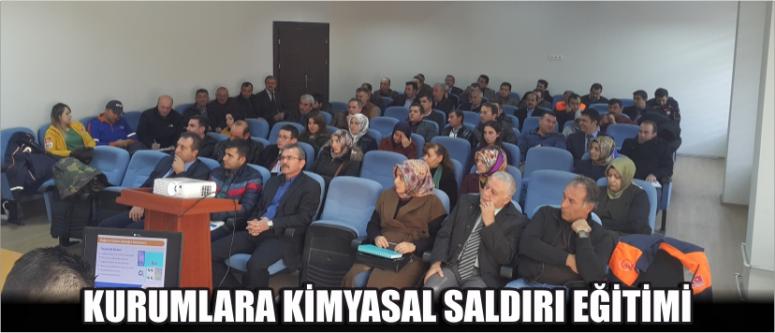 Kurumlara Kimyasal Saldırı Eğitimi