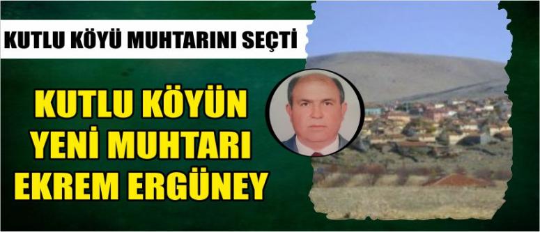 Kutlu Köyü Muhtarını Seçti