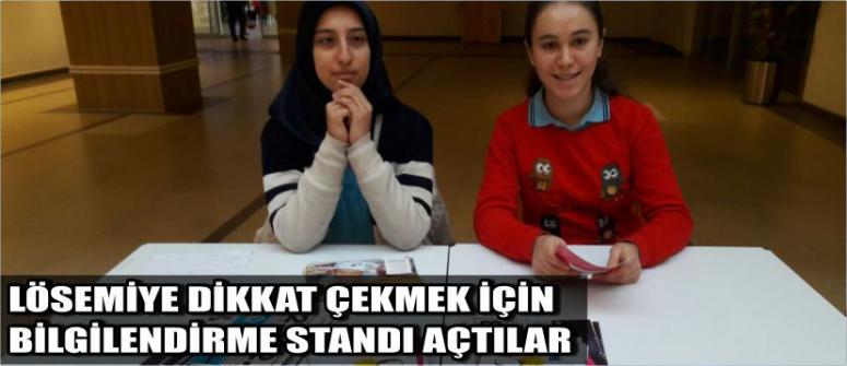 Lösemiye Dikkat Çekmek İçin Bilgilendirme Standı Açtılar