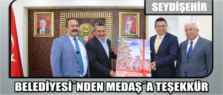 Seydişehir Belediyesi´Nden Medaş´A Teşekkür