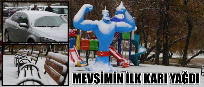 Mevsimin İlk Karı Yağdı