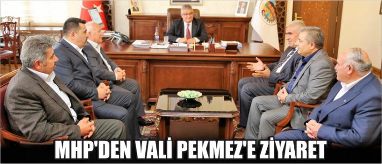Mhp'den Vali Pekmez’e Ziyaret