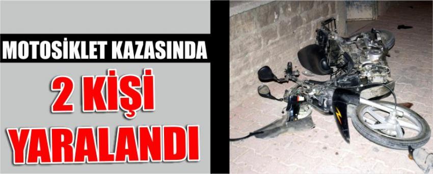 Motosiklet Kazasında 2 Kişi Yaralandı