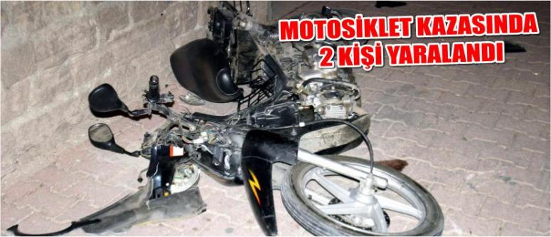  Motosiklet Kazasında 2 Kişi Yaralandı