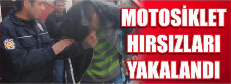 Motosiklet Hırsızları Yakalandı