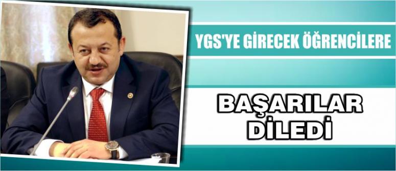 Ygs’ye Girecek Öğrencilere Başarılar Diledi