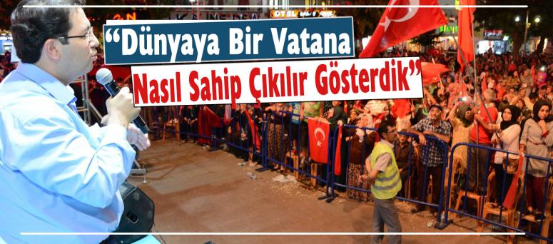 “Dünyaya Bir Vatana Nasıl Sahip Çıkılır Gösterdik”