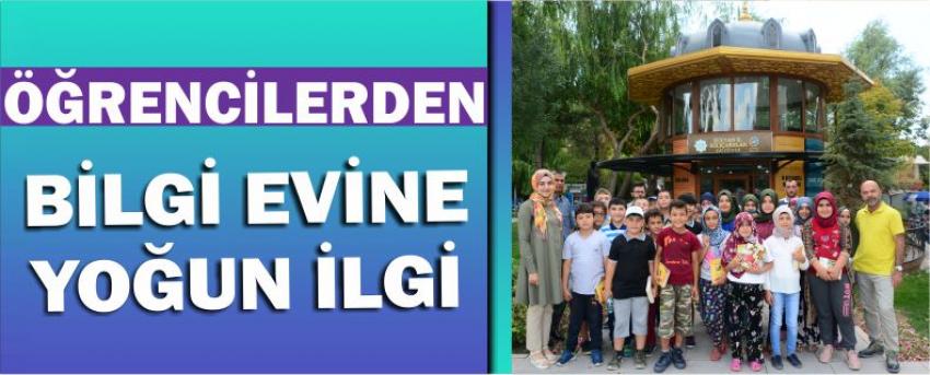 Öğrencilerden Bilgi Evine Yoğun İlgi