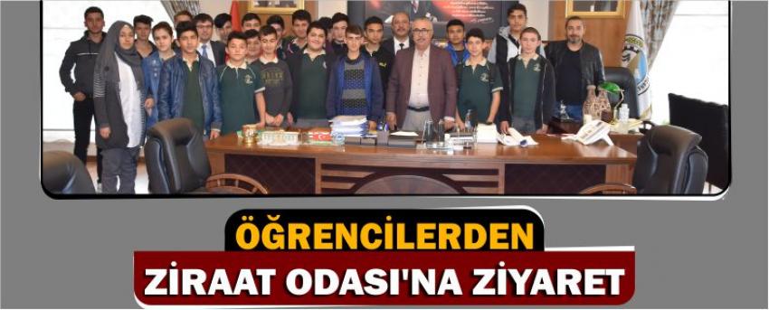 Öğrencilerden Ziraat Odası’na Ziyaret