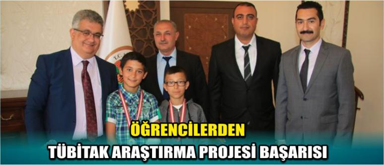 Öğrencilerden Tübitak Araştırma Projesi Başarısı
