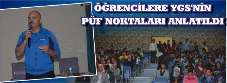 Öğrencilere Ygs’nin Püf Noktaları Anlatıldı