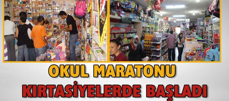 Okul Maratonu Kırtasiyelerde Başladı