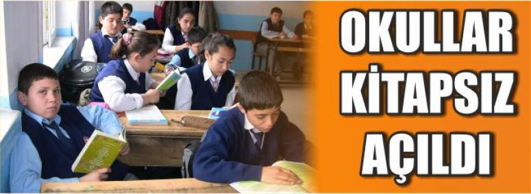 Okullar Kitapsız Açıldı 