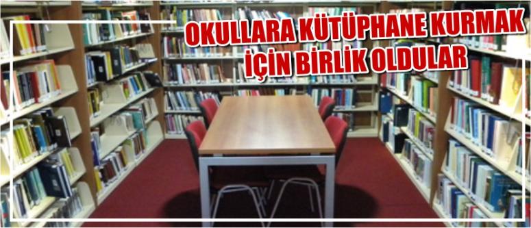 Okullara Kütüphane Kurmak İçin Birlik Oldular