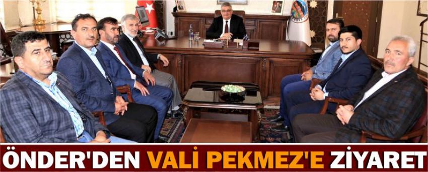 Önder’den Vali Pekmez’e Ziyaret