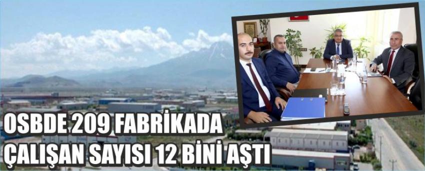 Osbde 209 Fabrikada Çalışan Sayısı 12 Bini Aştı