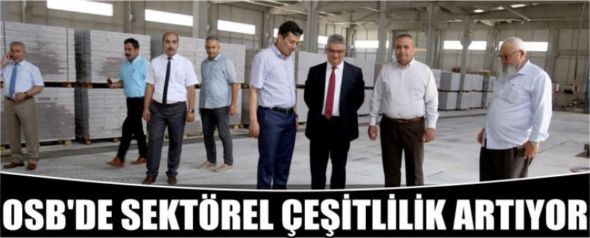 Osb’de Sektörel Çeşitlilik Artıyor