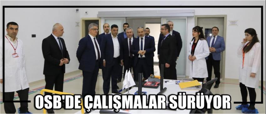 Osb’de Çalışmalar Sürüyor