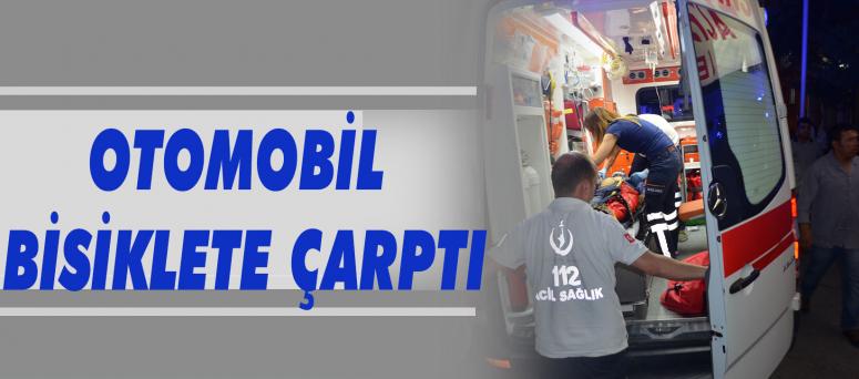 Otomobil Bisiklete Çarptı,