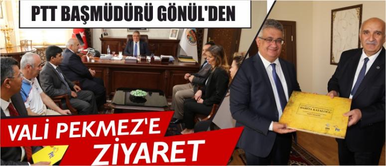 Ptt Başmüdürü Gönül’den Vali Pekmez’e Ziyaret
