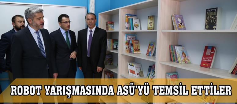 ROBOT YARIŞMASINDA ASÜ’YÜ TEMSİL ETTİLER 