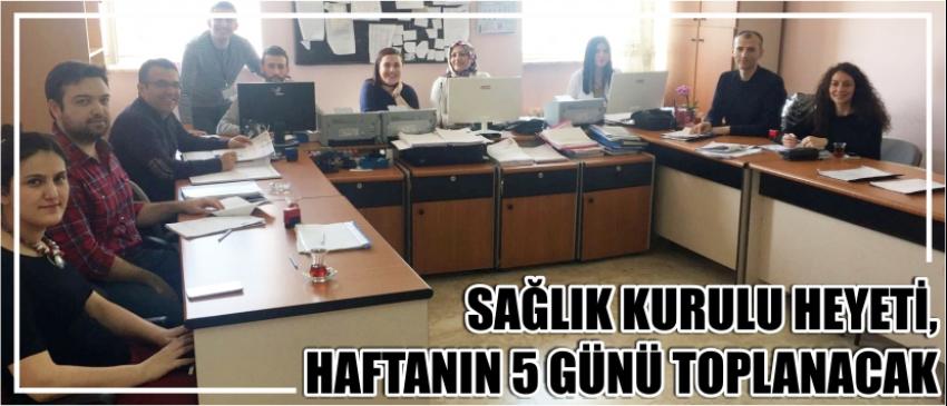Sağlık Kurulu Heyeti, Haftanın 5 Günü Toplanacak