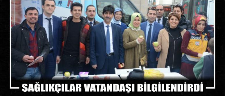 Sağlıkçılar Vatandaşı Bilgilendirdi