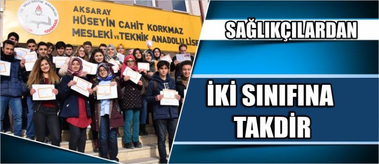 Sağlıkçılardan İki Sınıfına Takdir