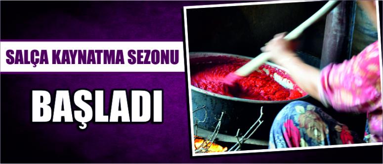 Salça Kaynatma Sezonu Başladı