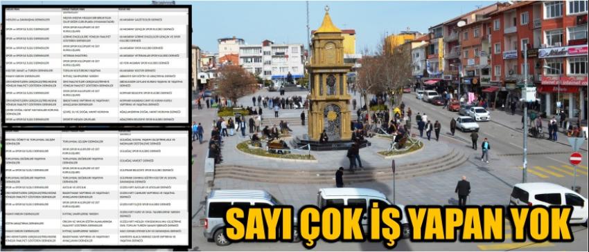 Sayı Çok İş Yapan Yok