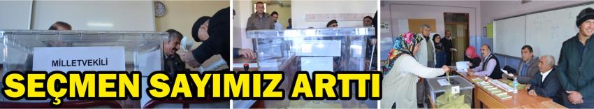 Seçmen Sayımız Arttı
