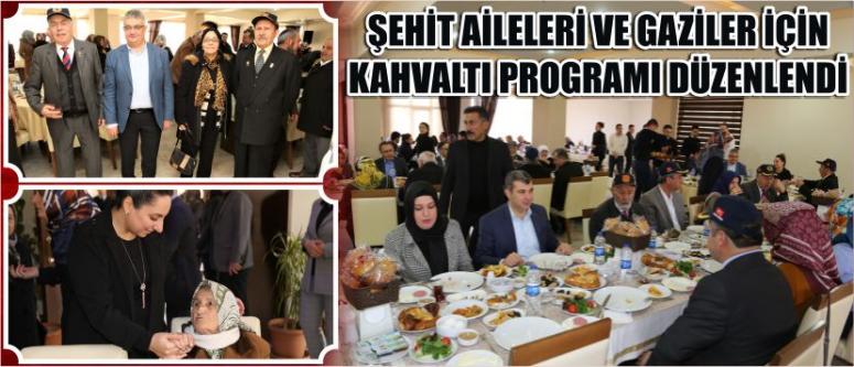 Şehit Aileleri Ve Gaziler İçin Kahvaltı Programı Düzenlendi