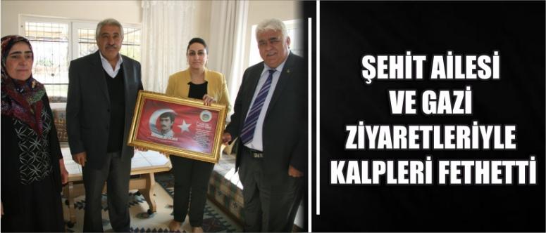 Şehit Ailesi Ve Gazi Ziyaretleriyle Kalpleri Fethetti
