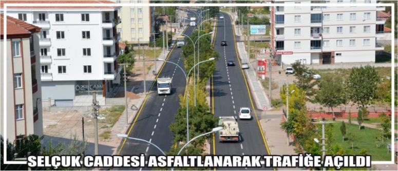 Selçuk Caddesi Asfaltlanarak Trafiğe Açıldı