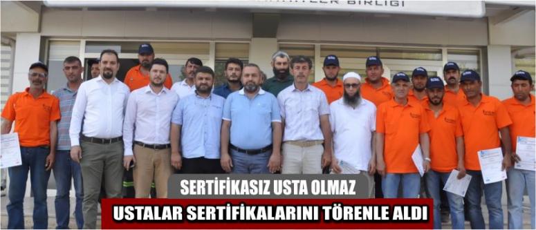 Sertifikasız Usta Olmaz